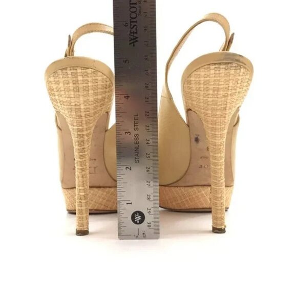 Dior Peep Toe Slingback Heels - Picture 10 of 11